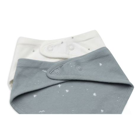 Lot de 2 bavoirs bandana Rose+Rose, blanc+Vert+Vert d'eau, blanc 12 - vertbaudet enfant 