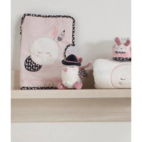 Peluche mini musical oiseau en velours - miss fleur de lune Blanc 3 - vertbaudet enfant 