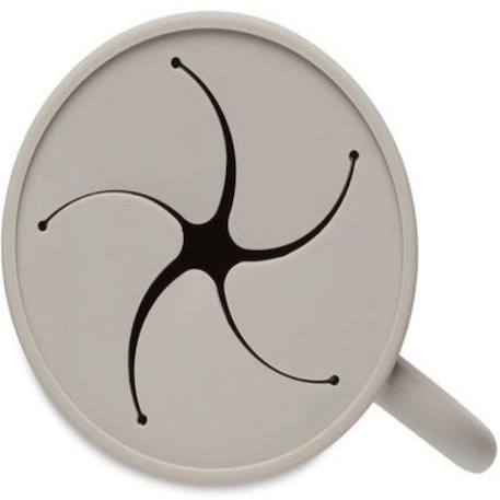 Gobelet à goûter avec couvercle en silicone Beige+Bleu+Gris+Marron 2 - vertbaudet enfant 