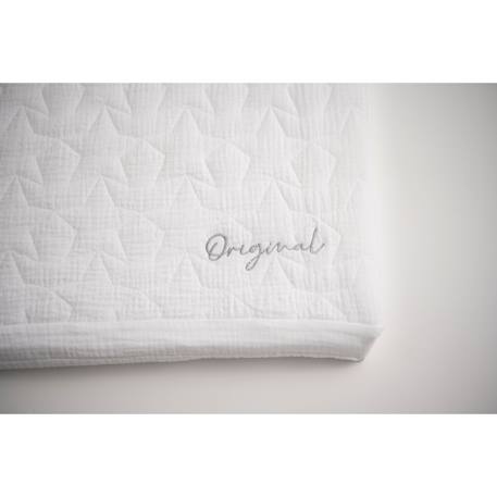 Housse de matelas à langer en coton - original Blanc+Bleu ciel+Bleu nuit+Jaune+Rose 3 - vertbaudet enfant 