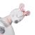 Balle d'activité bébé en velours - lilibelle Rose 2 - vertbaudet enfant 