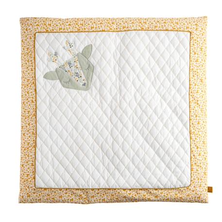 Grand tapis de jeu en coton - promenons nous Blanc 1 - vertbaudet enfant 