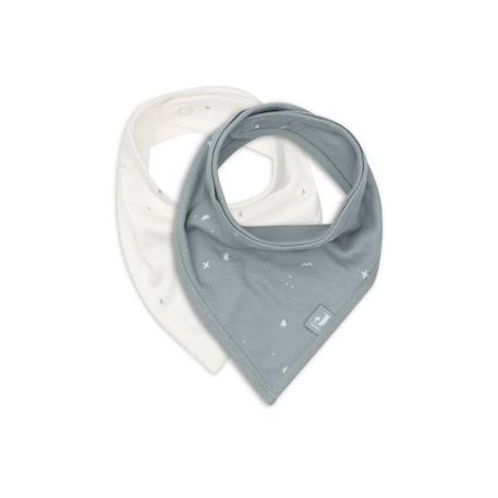 Lot de 2 bavoirs bandana Rose+Rose, blanc+Vert+Vert d'eau, blanc 10 - vertbaudet enfant 
