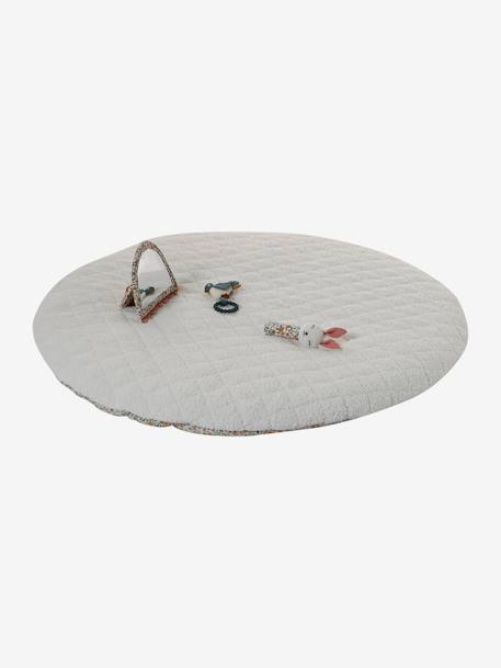 Tapis d'éveil réversible RETRO FLOWER jaune 4 - vertbaudet enfant 