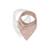 Lot de 2 bavoirs bandana Rose+Rose, blanc+Vert+Vert d'eau, blanc 1 - vertbaudet enfant 