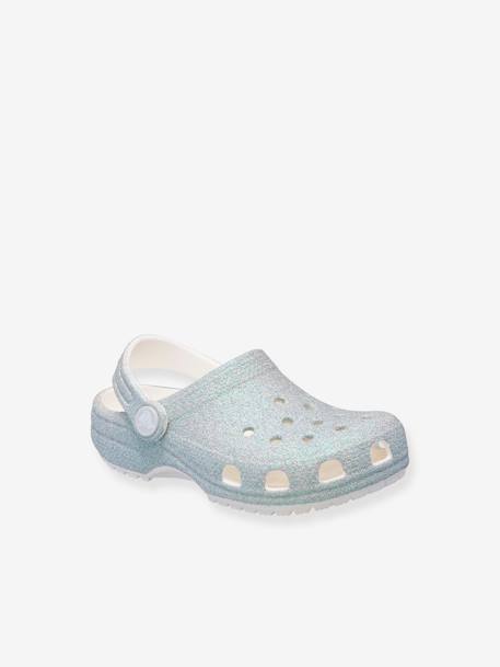 Sabots bébé Classic Iridescent Glitte (TM) blanc+rose 1 - vertbaudet enfant 