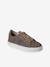 Baskets enfant fille en cuir à lacets beige imprimé+or 2 - vertbaudet enfant 