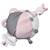 Balle d'activité bébé en velours - lilibelle Rose 1 - vertbaudet enfant 