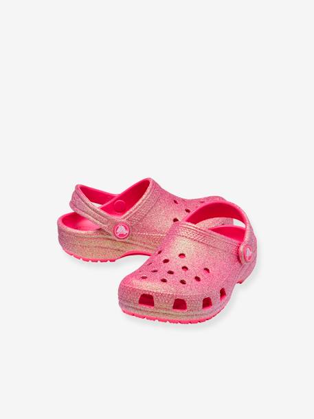 Sabots bébé Classic Iridescent Glitte (TM) blanc+rose 8 - vertbaudet enfant 