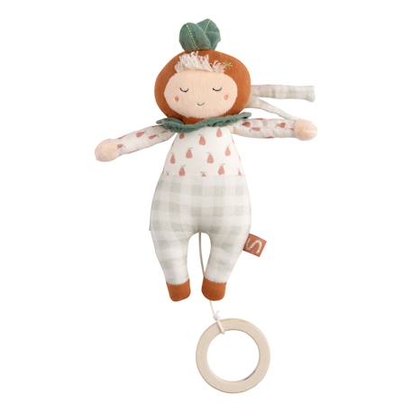 Peluche musicale jardinier en coton - botanica Vert 1 - vertbaudet enfant 