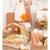 Panière de rangement en tissu - sunlight Orange 4 - vertbaudet enfant 