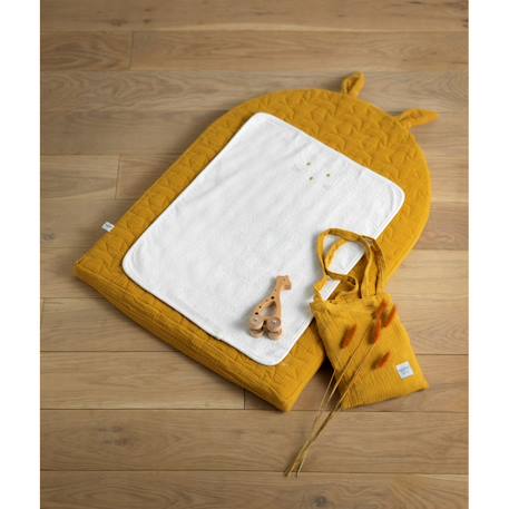 Housse de matelas à langer en coton - original Blanc+Bleu ciel+Bleu nuit+Jaune+Rose 15 - vertbaudet enfant 