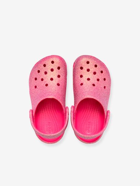 Sabots bébé Classic Iridescent Glitte (TM) blanc+rose 12 - vertbaudet enfant 