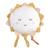 Doudou soleil en velours - sunlight Blanc 1 - vertbaudet enfant 