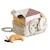 Cube d'activité bébé en velours - timouki Beige 1 - vertbaudet enfant 