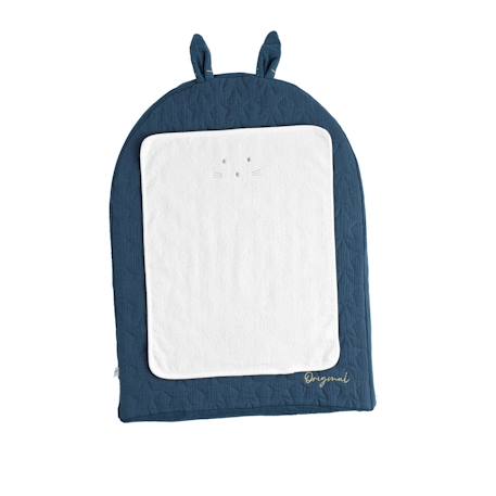 Housse de matelas à langer en coton - original Blanc+Bleu ciel+Bleu nuit+Jaune+Rose 10 - vertbaudet enfant 