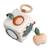 Cube d'activités bébé en velours - botanica Blanc 1 - vertbaudet enfant 
