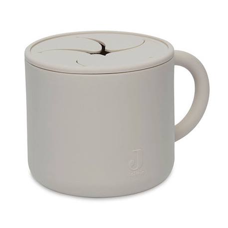 Gobelet à goûter avec couvercle en silicone Beige+Bleu+Gris+Marron 1 - vertbaudet enfant 