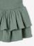 Jupe à volants taille smockée fille vert sauge 3 - vertbaudet enfant 