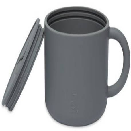 Gobelet à goûter avec couvercle en silicone Beige+Bleu+Gris+Marron 16 - vertbaudet enfant 