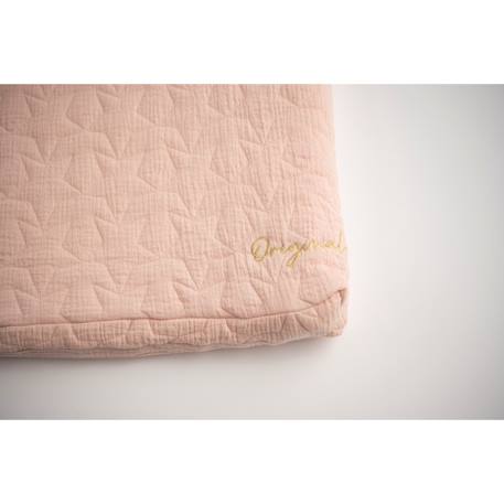 Housse de matelas à langer en coton - original Blanc+Bleu ciel+Bleu nuit+Jaune+Rose 19 - vertbaudet enfant 