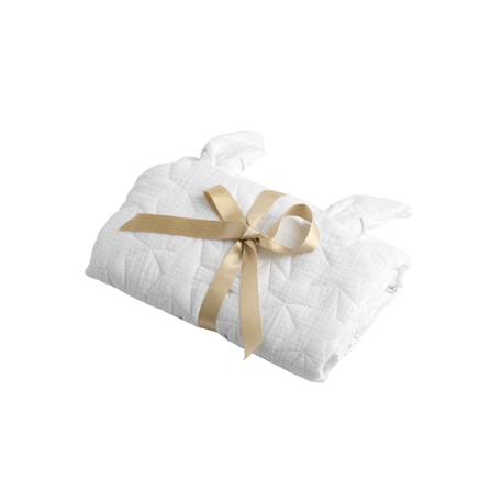 Housse de matelas à langer en coton - original Blanc+Bleu ciel+Bleu nuit+Jaune+Rose 2 - vertbaudet enfant 