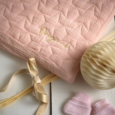 Housse de matelas à langer en coton - original Blanc+Bleu ciel+Bleu nuit+Jaune+Rose 20 - vertbaudet enfant 
