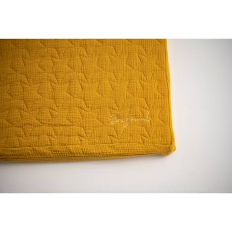 Housse de matelas à langer en coton - original Blanc+Jaune 7 - vertbaudet enfant 