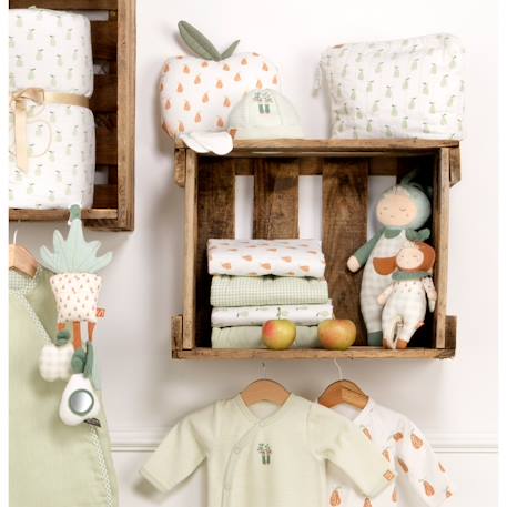 Peluche musicale jardinier en coton - botanica Vert 3 - vertbaudet enfant 