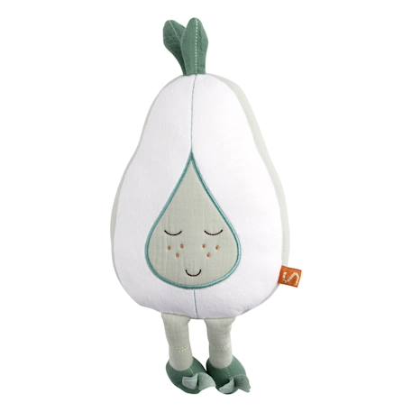 Doudou poire en coton - botanica Blanc 1 - vertbaudet enfant 