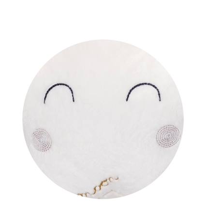 Jouet d'activites avec pince en velours - hello Blanc 3 - vertbaudet enfant 