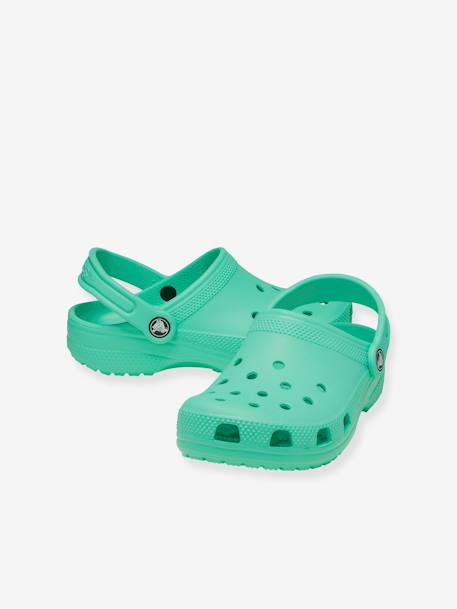 Sabots enfant 206991 Classic Clog K (TM) bleu ciel+framboise+olive+vert émeraude 20 - vertbaudet enfant 