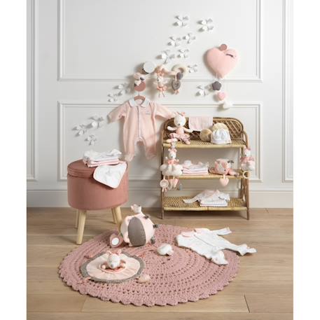 Doudou petite souris danseuse étoile en velours - lilibelle Rose 4 - vertbaudet enfant 