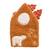 Livre d'éveil sherpa détail brodé - orsino Marron/beige 1 - vertbaudet enfant 