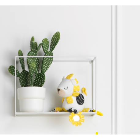 Jouet d'activites en velours - pluche et pompon Blanc 3 - vertbaudet enfant 