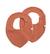 Lot de 2 bavoirs en gaze de coton - uni petale Beige+Rose+Rouge+Vert 5 - vertbaudet enfant 
