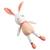 Doudou en velours - esmee Blanc/rose+Blanc/rose XL 4 - vertbaudet enfant 