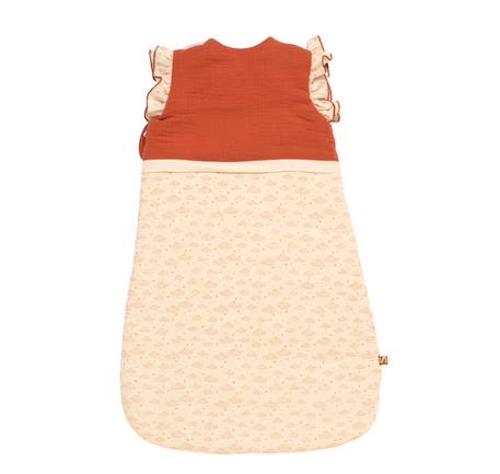 Gigoteuse bébé hiver à volants en double gaze de coton - orsino Beige 2 - vertbaudet enfant 