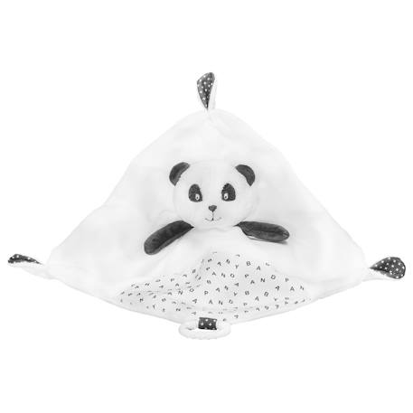 Doudou mouchoir en velours - chao chao Blanc 2 - vertbaudet enfant 