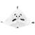 Doudou mouchoir en velours - chao chao Blanc 2 - vertbaudet enfant 