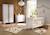Commode 3 tiroirs pieds bois - paloma Blanc/marron+Marron 6 - vertbaudet enfant 