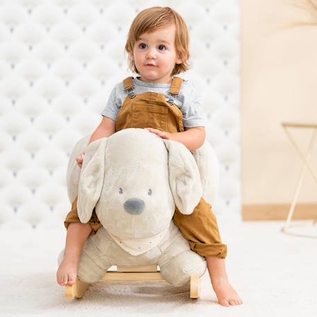 Bascule charlie le chien vanille Beige 2 - vertbaudet enfant 
