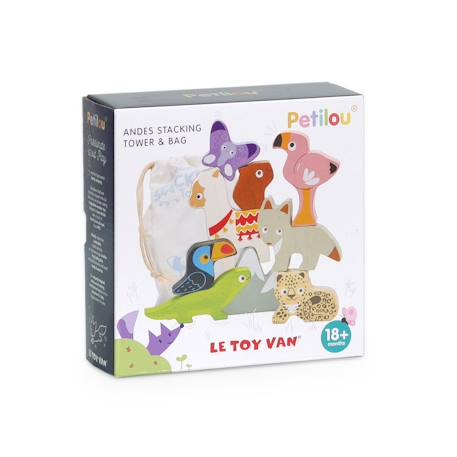 Les animaux des andes Blanc 5 - vertbaudet enfant 