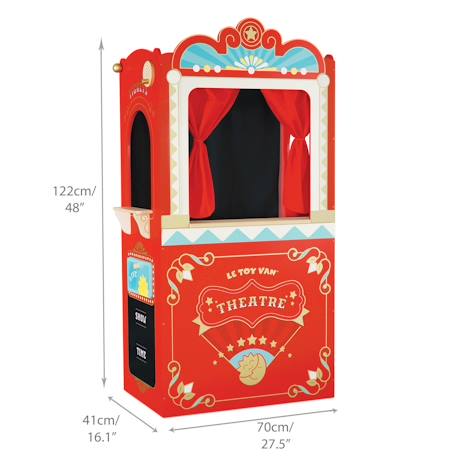 Théâtre de marionnettes Rouge 2 - vertbaudet enfant 