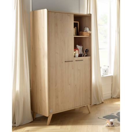 Armoire 2 portes - arty Marron 4 - vertbaudet enfant 