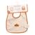 Lot de 2 bavoirs en coton décor nuage - orsino Beige/marron 2 - vertbaudet enfant 