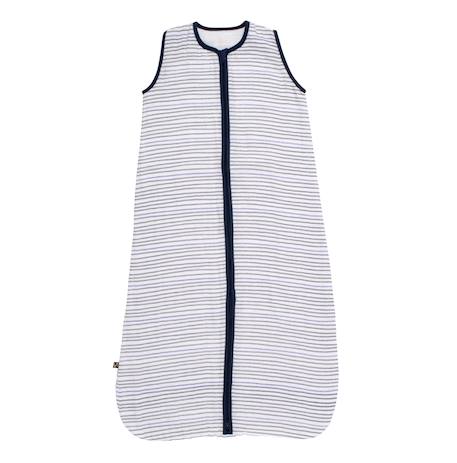 Gigoteuse lange été en coton bio - baby sailor Blanc/bleu 1 - vertbaudet enfant 