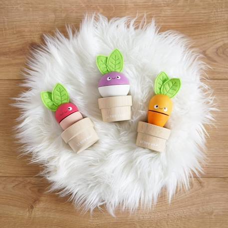 Les légumes empilables Blanc 5 - vertbaudet enfant 