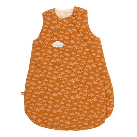 Gigoteuse bébé hiver croisée en double gaze de coton - orsino Marron 1 - vertbaudet enfant 