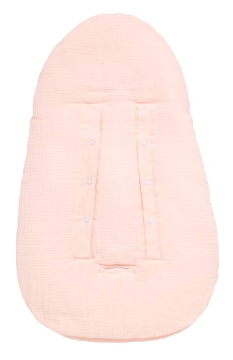 Nid d'ange bébé 5 attaches en double gaze de coton - uni sauge Beige+Rose+Rouge+Vert 4 - vertbaudet enfant 